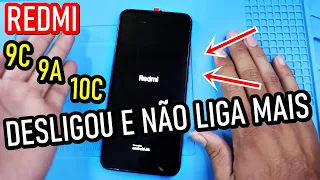 Redmi 9A, 9C, 10C Não Liga, Desligou E Não Liga Mais? TENTE ISSO PRIMEIRO ANTES DE LEVAR NO TÉCNICO!