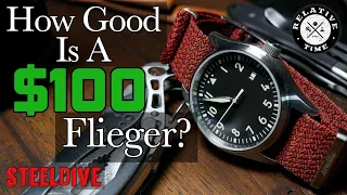 How Good Can A $100 Flieger Be? SteelDive Flieger