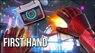 First Hand | I Crafted Iron Man's Gauntlets And Blasted Some Robots!