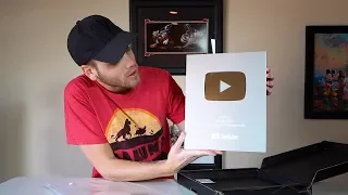 YOUTUBE SILVER PLAY BUTTON UNBOXING! + Mini Golf Announcement, Updates, and More!