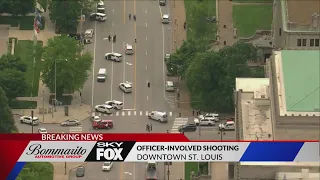 Shooting near St. Louis City Hall injures two people