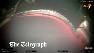 Nord Stream pipeline: '50m hole' revealed in underwater footage after 'powerful explosions'