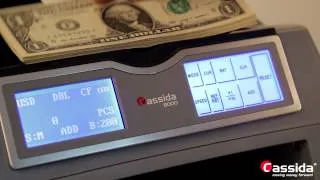 Cassida 8000 UV | Счетчик банкнот с сенсорной панелью