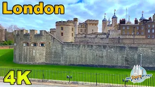 4K Walk from The Tower of London to London Bridge