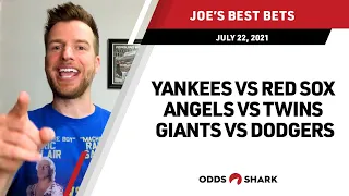 Best MLB Bets for July 22, 2021 from Joe Osborne
