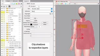 Livetwodee Body Base Arm Shadow Tutorial