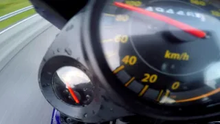 Honda cbr 125r Acceleration 0-100km/t