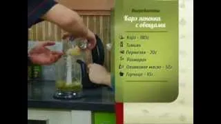 Будет вкусно! 31/01/2014 Рулеты из краба с сальсой из ананаса, карэ ягненка с овощами. GuberniaTV