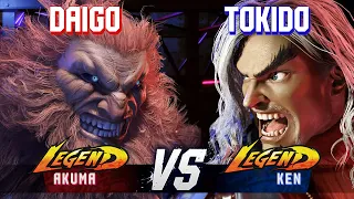 SF6 ▰ DAIGO (Akuma) vs TOKIDO (Ken) ▰ High Level Gameplay