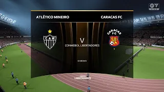 ⚽ Atletico-MG   vs  Caracas FC    ⚽ | 🏆  CONMEBOL Libertadores     (05/28/2024) 🎮 pes 21