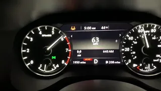 2021 Nissan Rogue 55-115 mph acceleration test