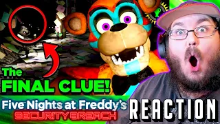 Game Theory: FNAF, The Clue That ALMOST Solves Everything! (FNAF Security Breach) FNAF REACTION!!!