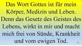 Heilung + Befreiung durch Glauben an Gottes EWIGE Worte