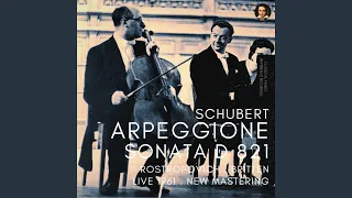 Arpeggione Sonata D 821 - II. Adagio (Remastered 2021, Live 1961)