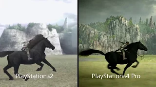 Shadow Of The Colossus - Comparison Trailer PS2/PS3/PS4 - PSX 2017!