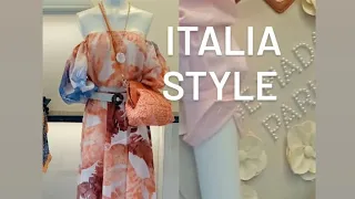 Italia Vetrine.Italia style. spring - summer. Italian fashion.Moda Italia Primavera. Dolce vita