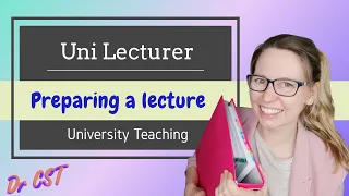 UNIVERSITY LECTURER | Preparing a lecture series, getting ready to teach class - uni module prep!