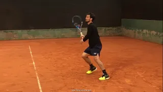 Fabio Fognini practice in Cagliari - Davis Cup 2020 Qualifiers