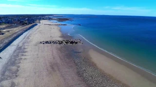 Sandwich MA Boardwalk and Harbor Drone Footage