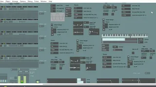 max/msp  sample＆effect and vst- patch onescreen vol