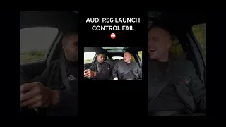 Audi RS6 Launch Control Fail