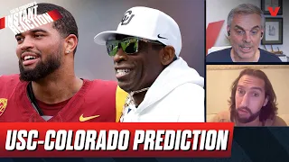 Nick Wright's USC-Colorado prediction, Deion Sanders & Caleb Williams | Colin Cowherd Podcast
