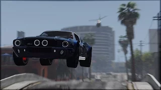 GTA 5 - 1967 Shelby Mustang GT500 Epic Police Chase (Cinematic) Part 2