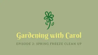 Gardening with Carol Episode 2