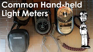 Using Vintage Light Hand-held Meters | Gossen Pilot 2, Sekonic L6, Sekon K31, Old Light Meter Use