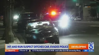 Driver ditches car after fatal Long Beach hit-and-run