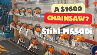 The Stihl MS500i Chainsaw: A Game-Changer