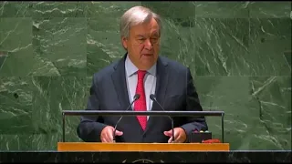 Guterres all'Assemblea generale dell'Onu: "Il mondo è cambiato, le istituzioni globali no"