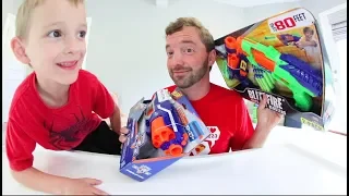 Father & Son / REAL NERF -VS- FAKE NERF!