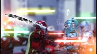 lego stop motion Star Wars Mandalorian Civil War