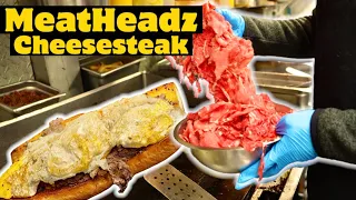 "The Cantonese Cheeseteak" at MeatHeadz! Real Deal Jersey Sandwich shop!
