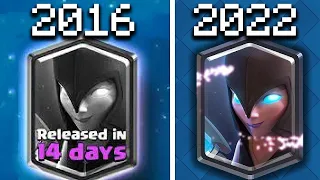 Night Witch in 2016 vs Now - Clash Royale