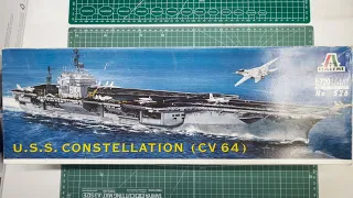 Italeri U.S.S.  Constellation CV 64 1/720 Scale Model Ship