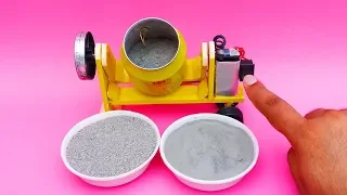 How to Make A Electric Concrete Mixer At Home | Amazing Cement Mixer | Electric Concrete Mixer DIY