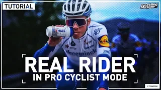 TUTORIAL: How to Use a Real Rider in Pro Cyclist Mode // Pro Cycling Manager 2021 // @Timmsoski