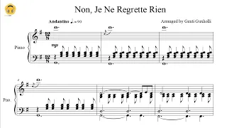 Non, Je Ne Regrette Rien by Edith Piaf (Piano Solo/Sheets)