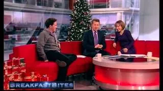 Breakfast 141211 Rob Brydon smooches up to Sian Williams again yt