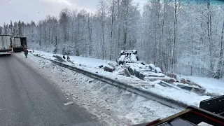 Снегопад сделал свое дело( Рейс на Петрозаводск