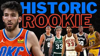 Chet Holmgren Joins 7 NBA Hall of Famers in a Historic Rookie Season