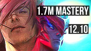 SETT vs YONE (TOP) | 1400+ games, 1.7M mastery, Godlike | NA Master | 12.10