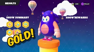 Fall Guys Golden Win: Sonic the Hedgehog
