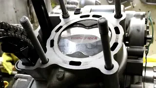 2015 KTM 250 EXC-F Engine Top End Rebuild (Four Stroke)