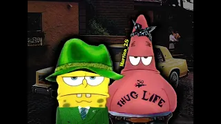 Gangster Spongebob and Patrick