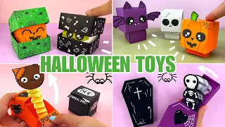 4 cool origami Halloween toys [Halloween paper crafts]
