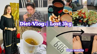 3kg in 3days | How i lost 3kg in 3 days😊| Diet Vlog