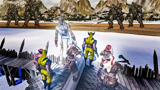 16 Lines Of Heroes And Gods vs Army Of Atlans - Ultimate Epic Battle Simulator 2